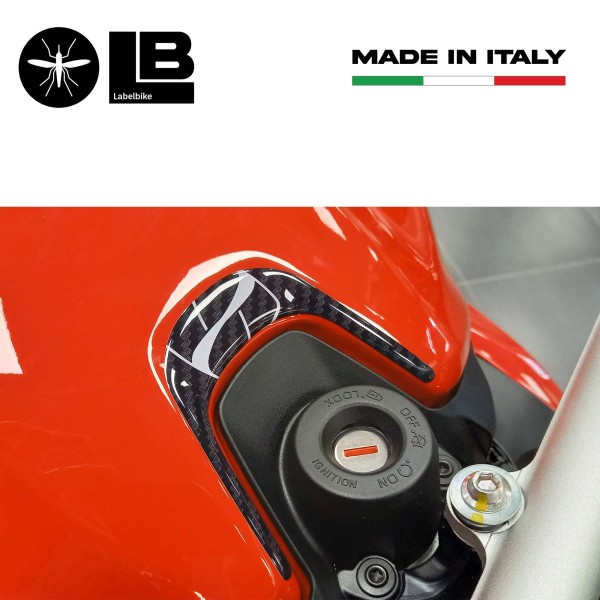 Pegatina 3D para llave de moto compatible con Ducati Panigale V2 Streetfighter V2