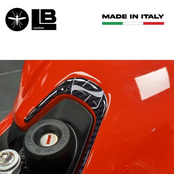 Sticker 3D pour clé de moto compatible avec Ducati Panigale V2 Streetfighter V2