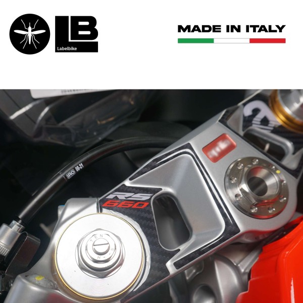 Adhesive 3D Steering Fork Plate compatible with Aprilia RS 660 2020-2025