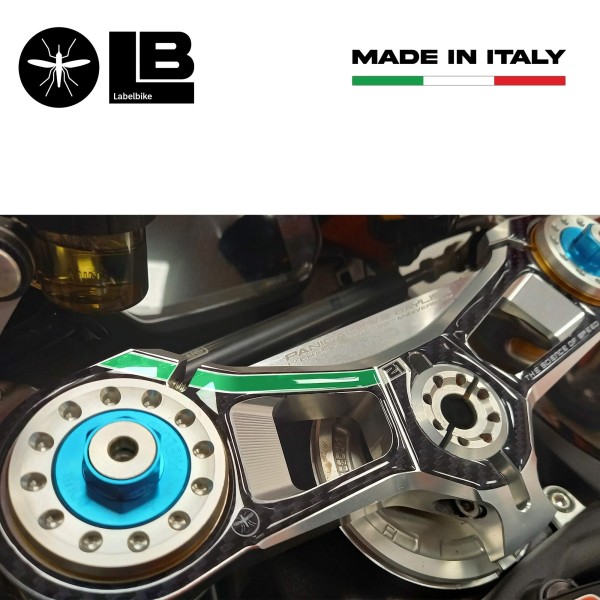 Plaque de direction 3D adhésive compatible avec Ducati Panigale V2 Bayliss