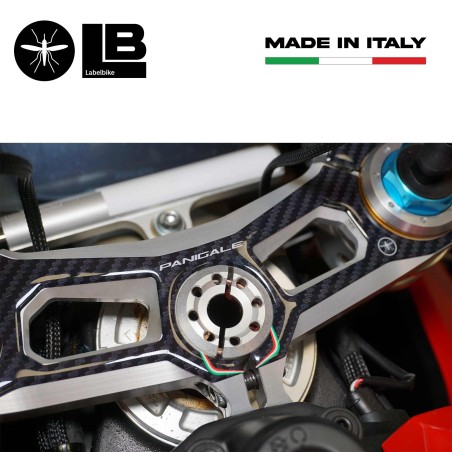Adhesive 3D Steering Fork Plate compatible with Ducati Panigale V4 2018-2024