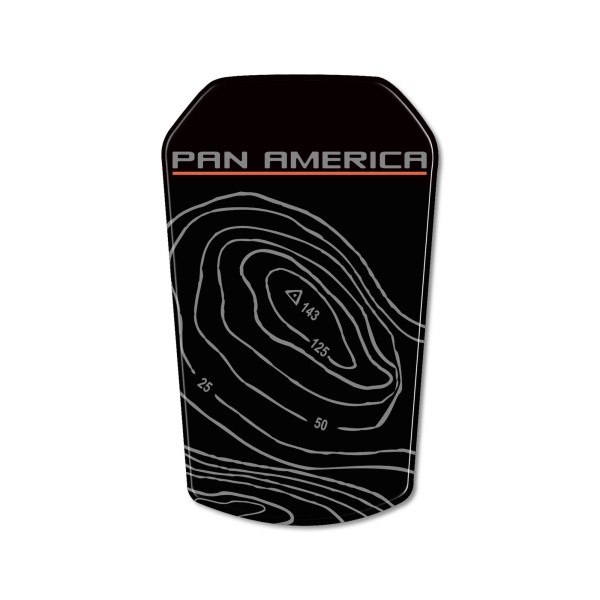 Pegatina 3D placa depósito moto compatible con Harley Davidson Pan America