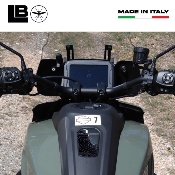 3D Aufkleber Motorradtankplatte kompatibel mit Harley Davidson Pan America