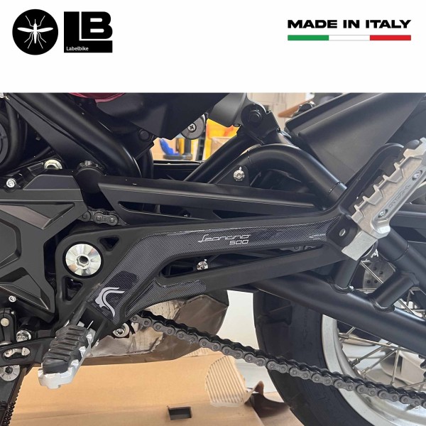 Pegatina 3D Protector talón moto compatible con Benelli Leoncino 500