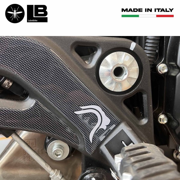 3D Sticker Heel protector motorbike compatible with Benelli Leoncino 500