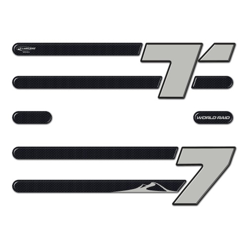 Pegatina 3D Protección Central Maletero compatible con moto Yamaha Tenere 700 2