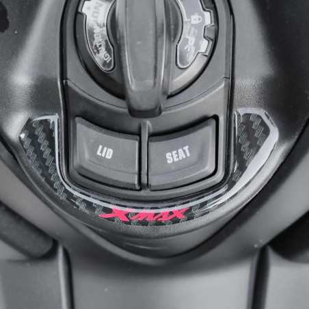 Aufkleber 3D-Zündschlüsselschutz kompatibel mit Yamaha Xmax 300 2017-22