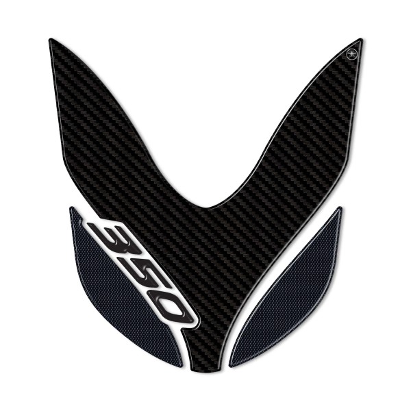 Protector de guardabarros delantero adhesivo 3D compatible con Honda Forza 350 2022-5