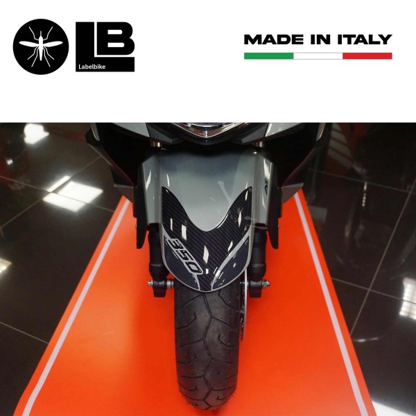 Adhesive 3D Front Fender Protection compatible with Honda Forza 350 2022-5