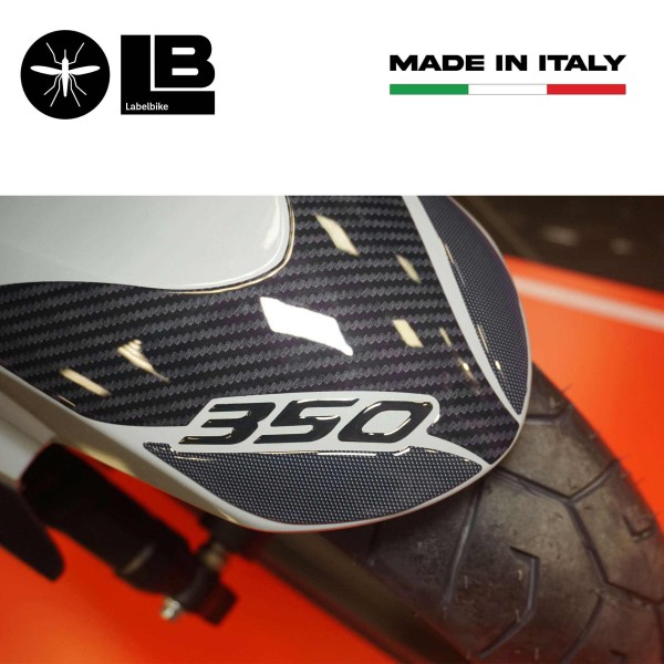 Adhesive 3D Front Fender Protection compatible with Honda Forza 350 2022-5