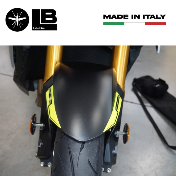 Adhésif 3D Protection d'aile Jaune FLUO compatible avec Suzuki GSX-S 2021-23