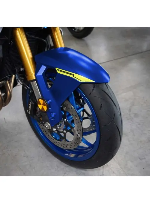 Adesivo 3D Protezione Parafango giallo FLUO compatibile con Suzuki GSX-S 950