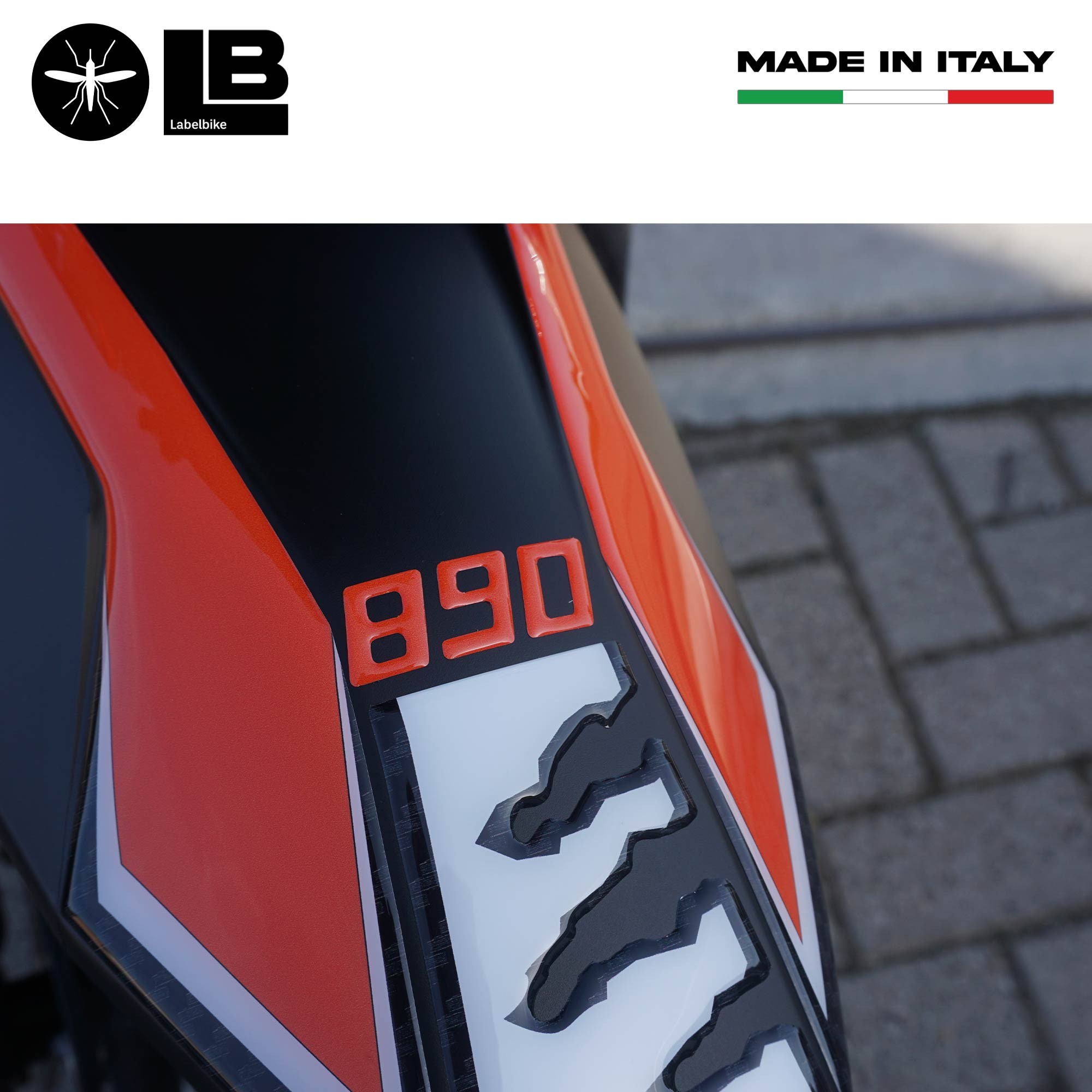 Adesivi 3D Protezione Parafango Per KTM 890 SMT 2024-2025 | Resinati E Anti-Graffio - Foto 2
