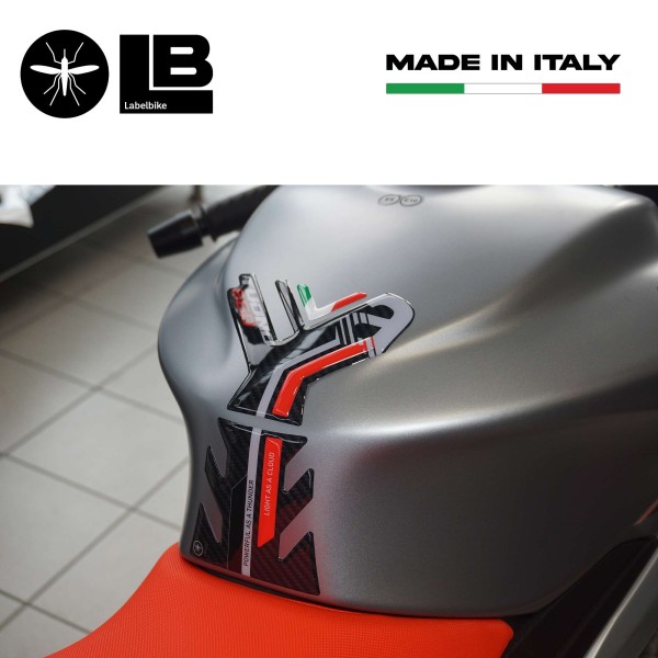3D αυτοκόλλητο Tank Guard συμβατό με Aprilia Tuono 660 2021-2023