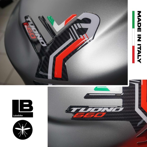 3D Sticker Tank Guard compatible with Aprilia Tuono 660 2021-2023