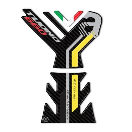 Sticker 3D Tank Guard compatible avec Aprilia Tuono 660 2021-2023