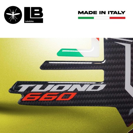 Sticker 3D Tank Guard compatible avec Aprilia Tuono 660 2021-2023