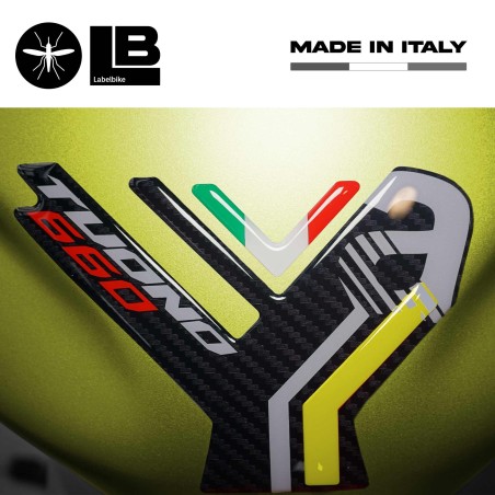 Sticker 3D Tank Guard compatible avec Aprilia Tuono 660 2021-2023