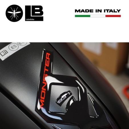 3D Tank Guard Sticker compatible with Ducati Monster 937 2021