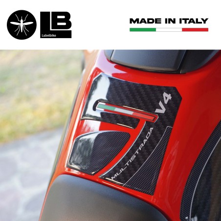 Αυτοκόλλητο 3D Tank Guard αυτοκόλλητο συμβατό με Ducati Multistrada V4 2021-5