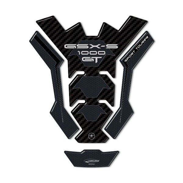 Sticker de protection de réservoir 3D compatible avec Suzuki GSX-S 1000 GT 2021-25