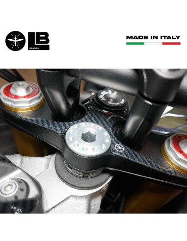 Protección adhesiva 3D para horquilla de moto compatible con Aprilia Tuono V4