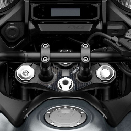 Adhesivo 3D Protección Placa Dirección Moto compatible con Honda Nt1100 2022-2023