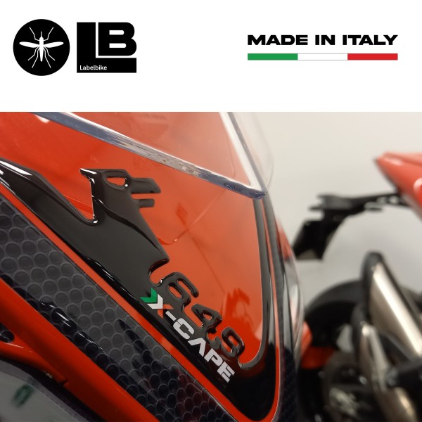 Sticker 3D Protège nez avant compatible avec Moto Morini X-CAPE