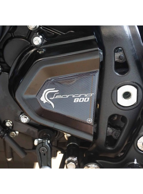 Adesivo 3D Protezione resinata carter moto compatibile con Benelli Leoncino 800