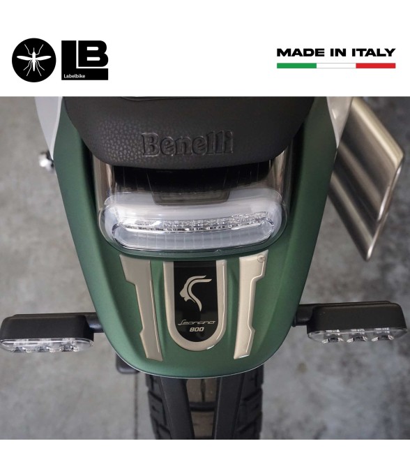 Adhesive 3D Resin protector motorbike tail compatible with Benelli Leoncino 800