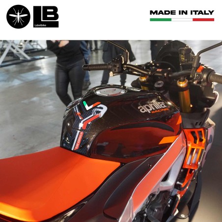 Protecteur de réservoir 3D adhésif compatible avec Aprilia Tuono V4 1100 2021-2025