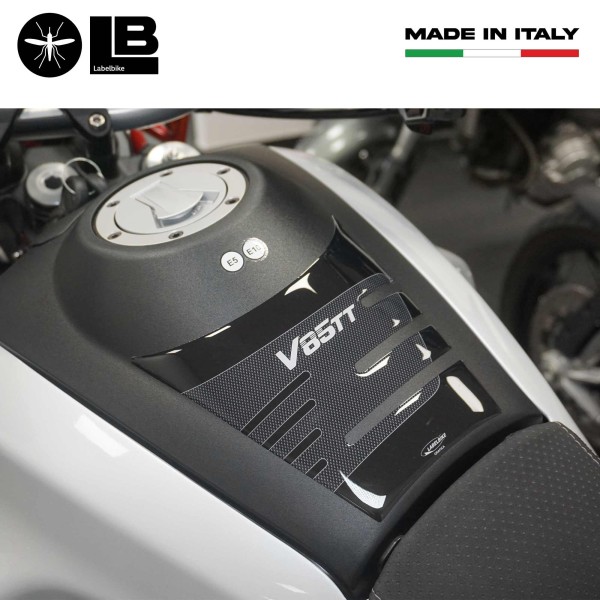 Sticker de protection de réservoir 3D compatible avec Moto Guzzi V85 TT 2019 - 2025