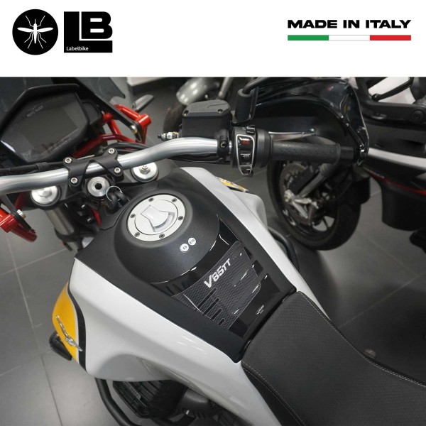 3D Tank Protector Aufkleber kompatibel mit Moto Guzzi V85 TT 2019 - 2025