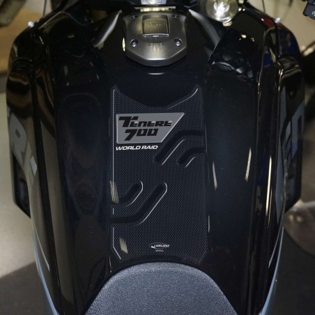 Selbstklebendes 3D Tankpad Motorrad kompatibel mit Yamaha Tenere 700 2022