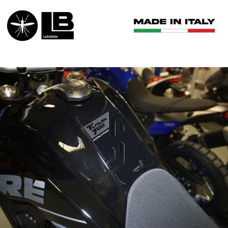 Selbstklebendes 3D Tankpad Motorrad kompatibel mit Yamaha Tenere 700 2022
