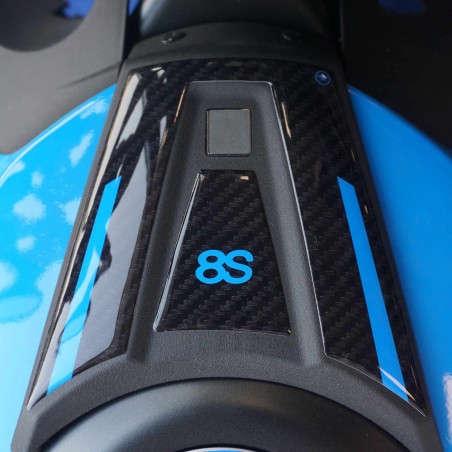 Αυτοκόλλητο 3D μοτοσικλέτας Tank Surge Protector συμβατό με Suzuki GSX-8S