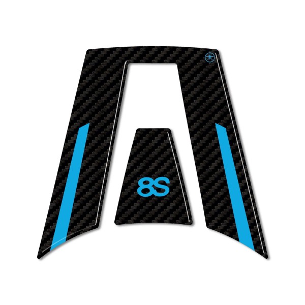 Sticker 3D Motorcycle Tank Surge Protector compatible with Suzuki GSX-8S