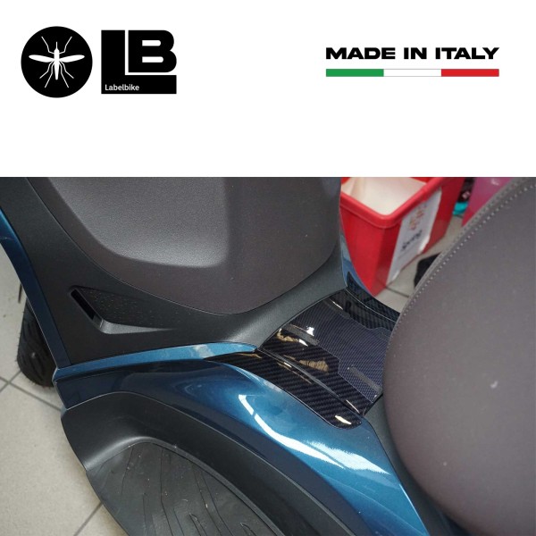 Adhesivo 3D de protección de puerta compatible con Piaggio Beverly 300 400 2021-25
