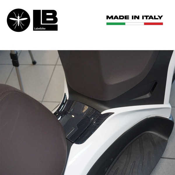 Adhesivo 3D de protección de puerta compatible con Piaggio Beverly 300 400 2021-25