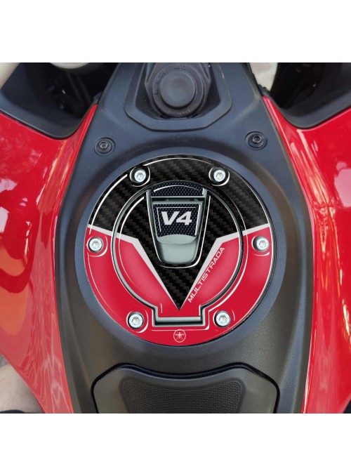 Adesivo 3D Protezione Tappo Keyless compatibile con Ducati Multistrada V4 2021