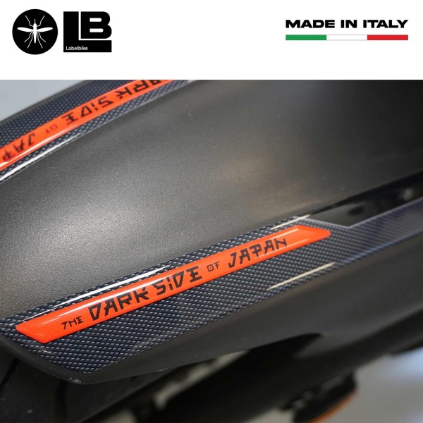 Pegatina de protección 3D para guardabarros de moto compatible con Yamaha MT-07 2018 - 2023