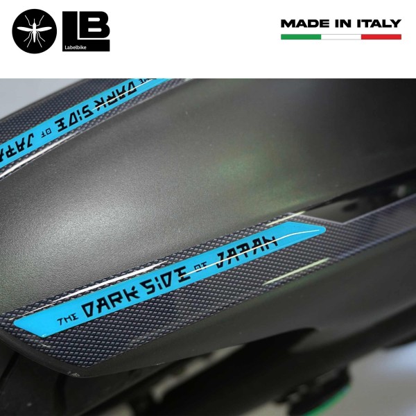Sticker de protection de garde-boue moto 3D compatible avec Yamaha MT-07 2018 - 2023