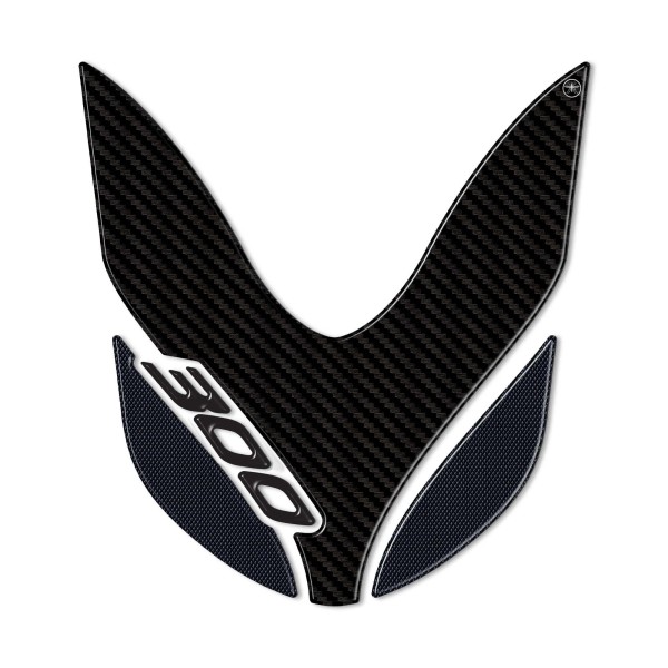 Autocollant de protection d'aile 3D Scooter compatible avec Honda Forza 300 2018-20