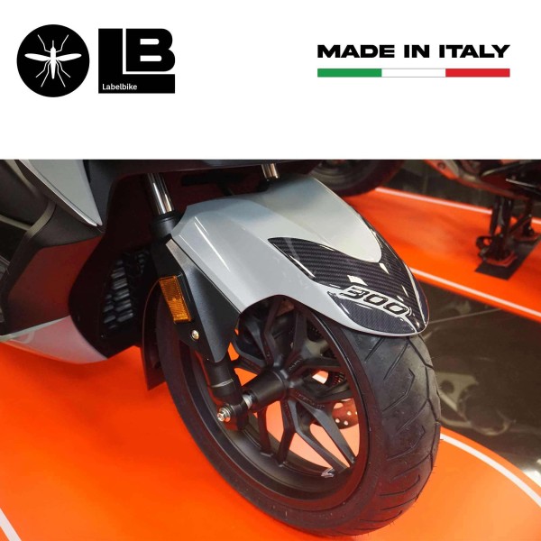 Autocollant de protection d'aile 3D Scooter compatible avec Honda Forza 300 2018-20