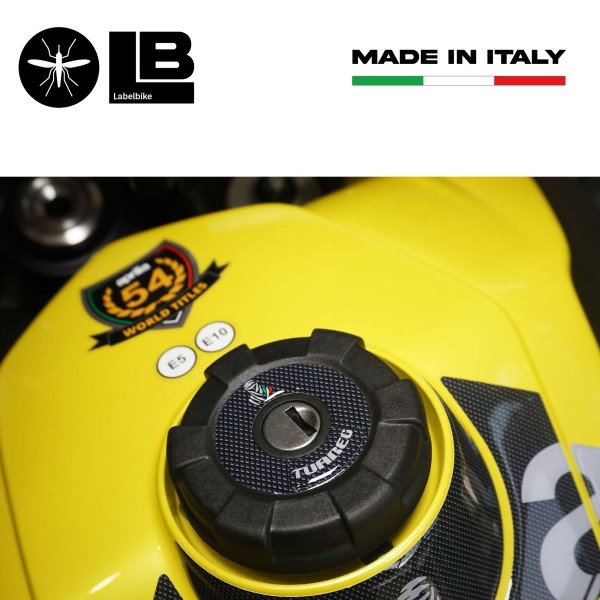 Adhesive 3D Tank cap protection compatible with Aprilia Tuareg 660 2022-25
