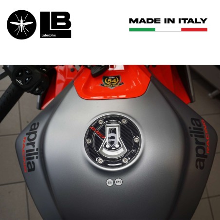 Selbstklebender 3D Tankdeckelschutz passend für Aprilia Tuono 660 2021-23