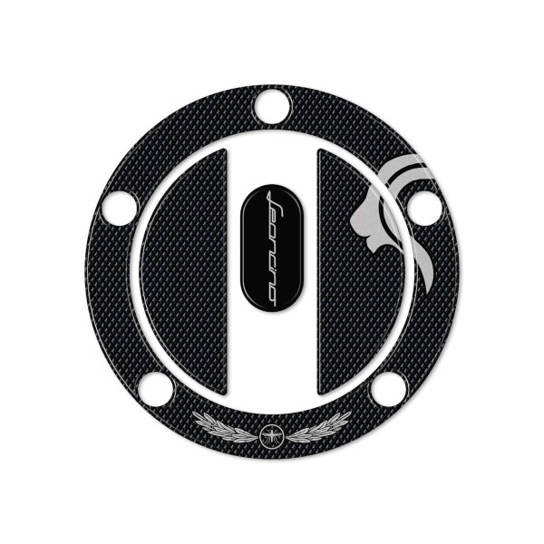 Adhesive 3D Tank cap protection compatible with Benelli Leoncino 500