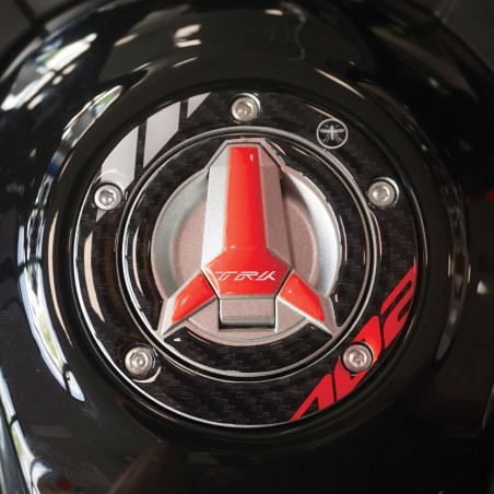 Adhesive 3D Tank cap protection compatible with Benelli TRK 702 and 702X