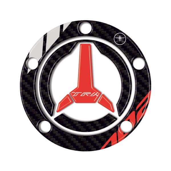 Protección adhesiva 3D del tapón del depósito compatible con Benelli TRK 702 y 702X