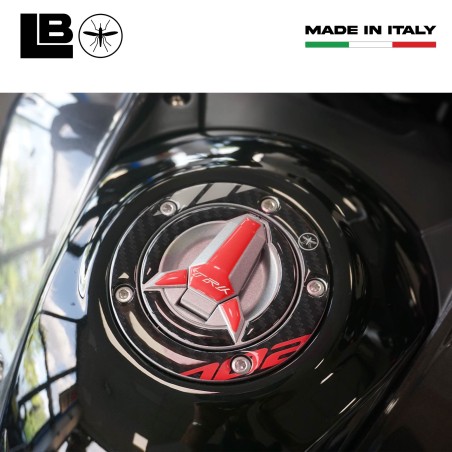 Protección adhesiva 3D del tapón del depósito compatible con Benelli TRK 702 y 702X